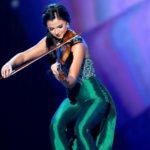 JessiKate Riley playing violin at Miss America