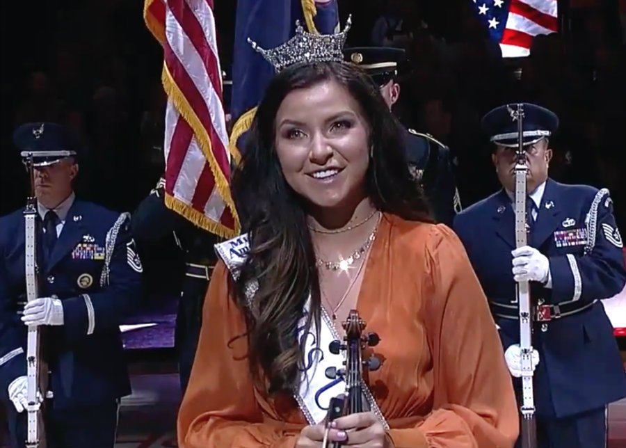 Miss Utah national anthem jazz