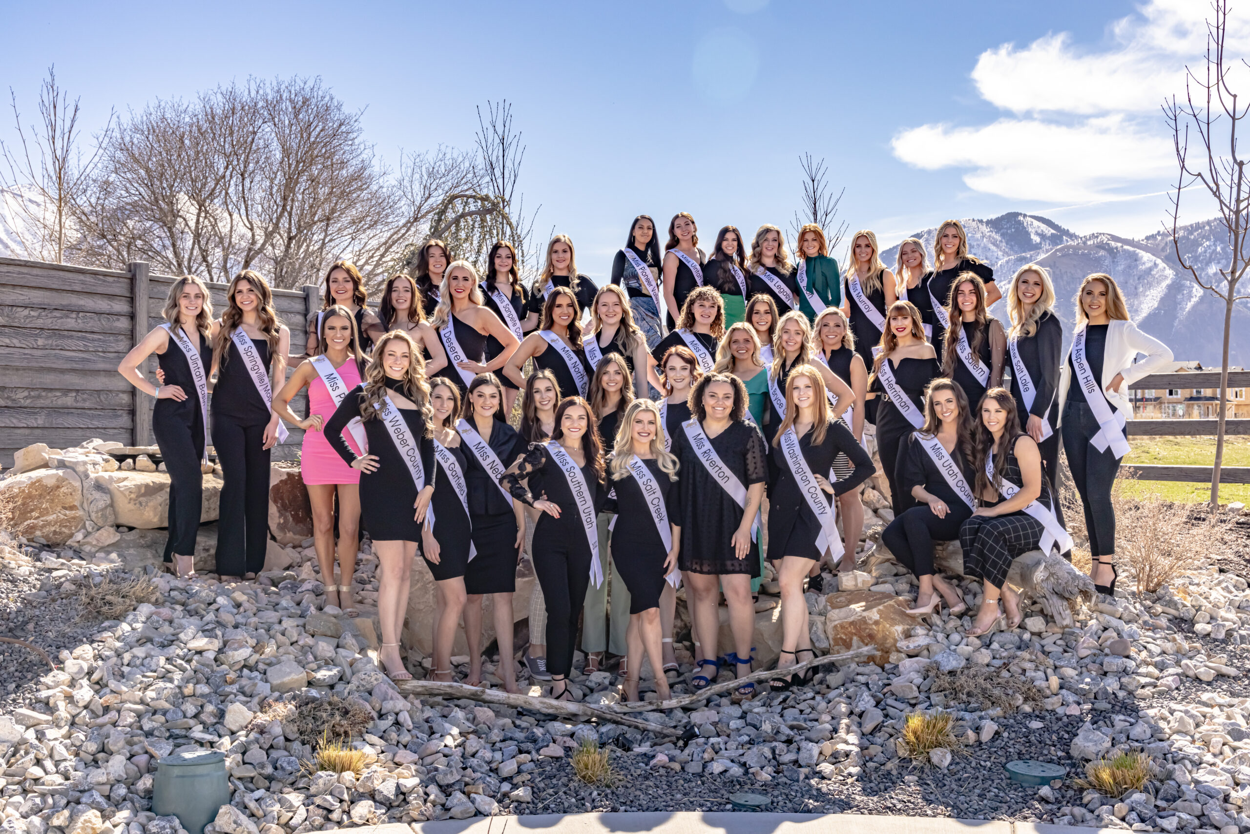 Contestants Miss Utah Scholarship Organization